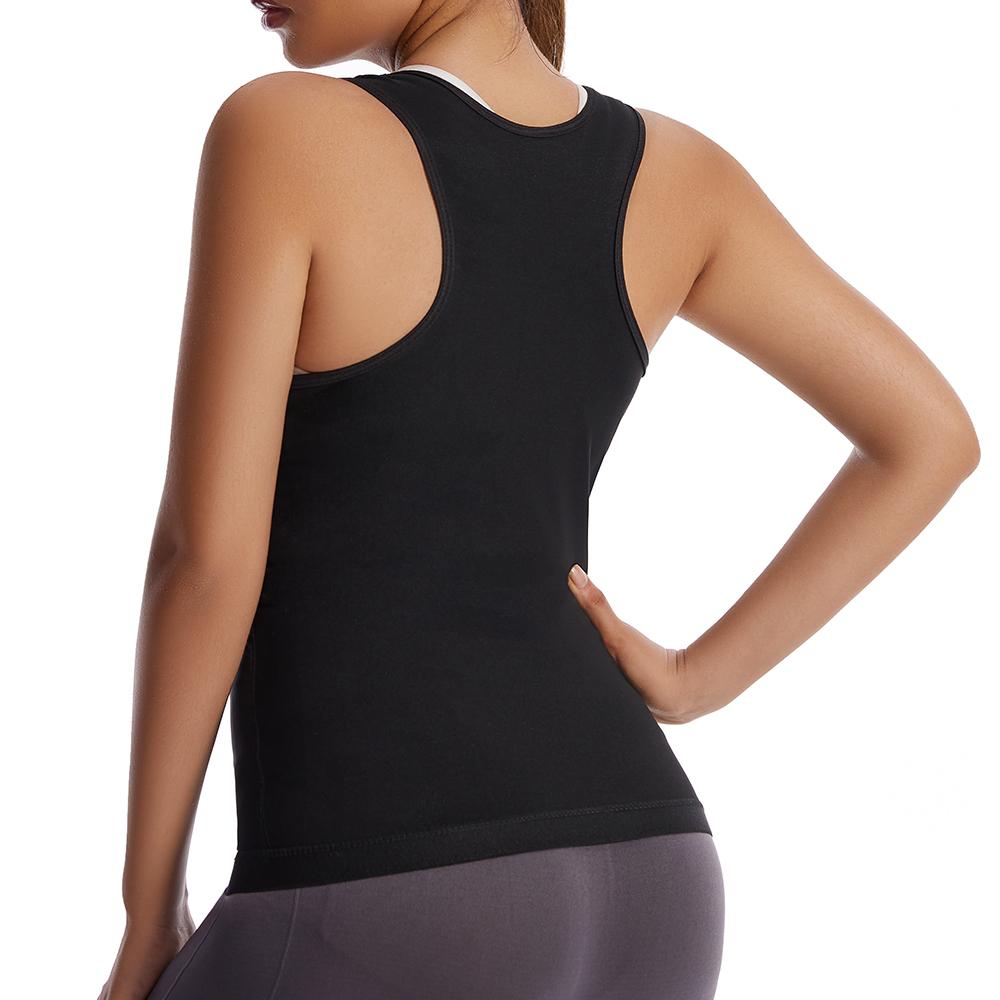 Женский спортивный жилет для пота, костюм для сауны, компрессионная рубашка для фитнеса, майка для тренировок, термоформирователь тела, корректирующее белье для похудения