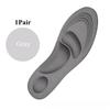 4D Memory Foam Sport Insoles Plantar Fasciitis Arch Support Shoe Inserts Sneakers Cushioning Anti-slip Template Insole Men Women
