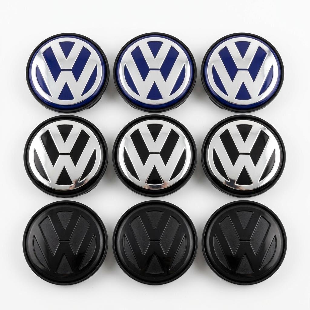 hijk1 Floating Wheel Center Caps Hub Cover 4pcs 56mm 65mm For Volkswagen VW Golf 5 6 7 Passat B6 B7 B8 Tiguan Polo Jetta GTI 3B7601171