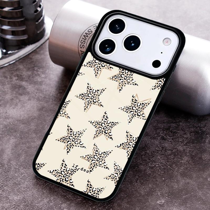 Pink Blue leopard Dalmatian Spots stars Phone Case for iPhone 17 16 15 Pro Max Air 14 13 12 11 Plus Shockproof Capa Cover