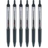 PILOT Puresize V5 RT Многоразовая Выдвижная Шариковая Ручка с Жидкими Чернилами Extra Fine (0.5mm) Черные чернила 6 шт. (13613)