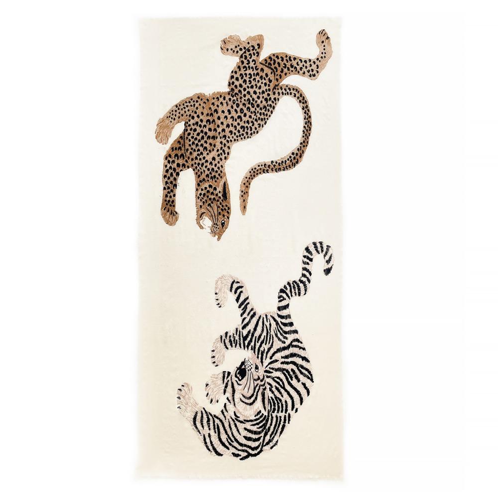Old Money Style Sunscreen Cover-up Leopard Draped Cardigan Elegant Vintage Shawl Wrap Women