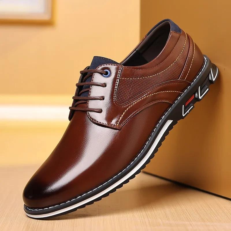 Autumn Men Business Shoes Men Fashion Casual Shoes Man Office Breathable Loafers Comfortable Dress Shoes Zapatillas De Hombre