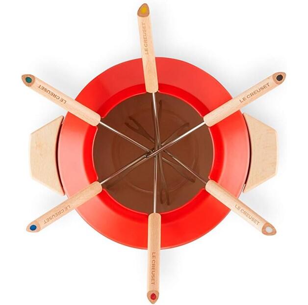 Фондю Le Creuset Gusseisen Fondue-Set kirschrot (60612000602460)