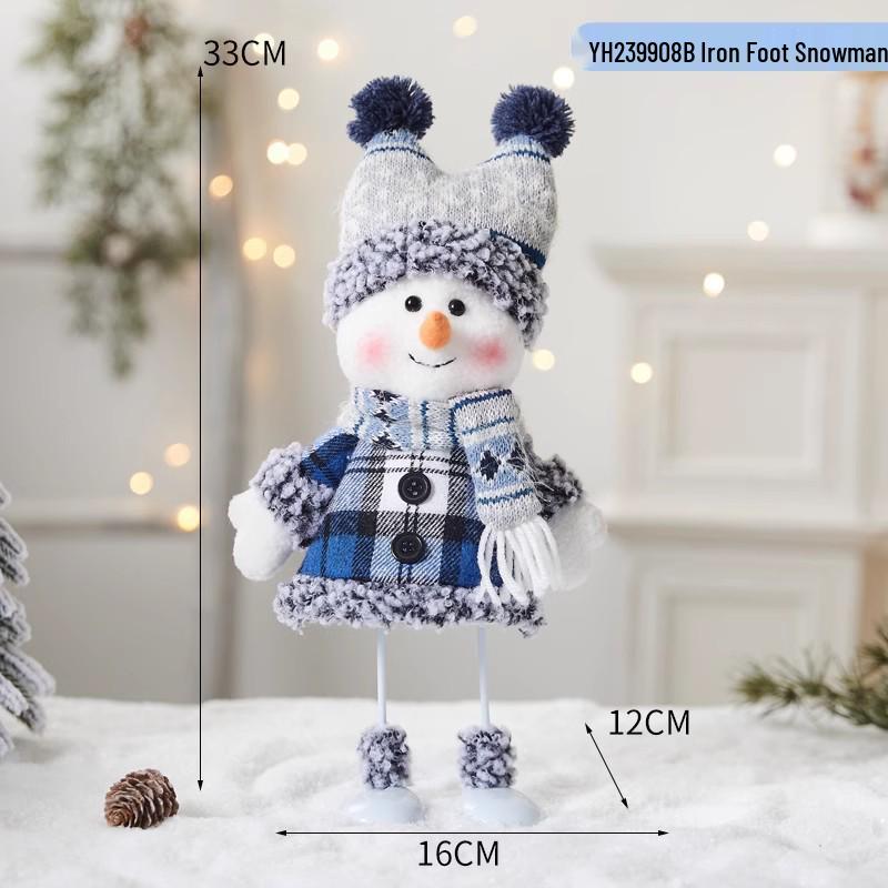 Серия «Рождественская снежинка»: Снеговик, Санта и Олень - Ёлочные игрушки для праздничного декора