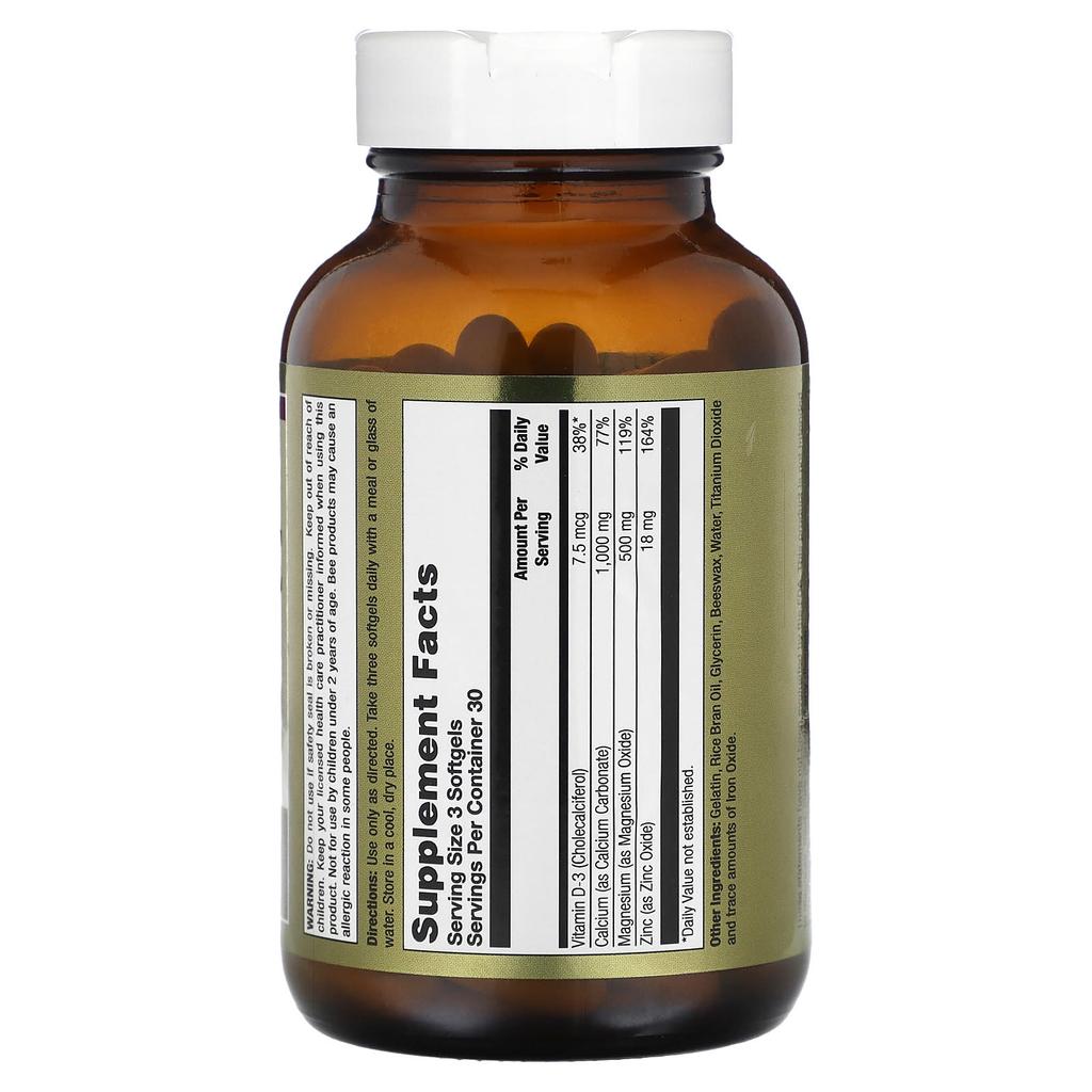Cal-Mag-Zinc with Vitamin D, 90 Softgels
