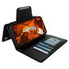 Stand Case for Samsung Galaxy S24+ Shell Detachable 2-in-1 Wallet Phone Cover - Black