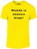 Футболка унисекс «Где Джессика Хайд», забавная ретро-телевизорная мода, утопия, наука