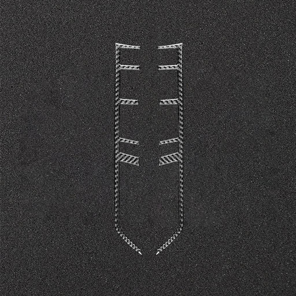 Для Porsche Panamera 2010-2016 настоящее углеродное волокно, центральная функция управления, кнопка, рамка, полоски, аксессуары для салона автомобиля, наклейка