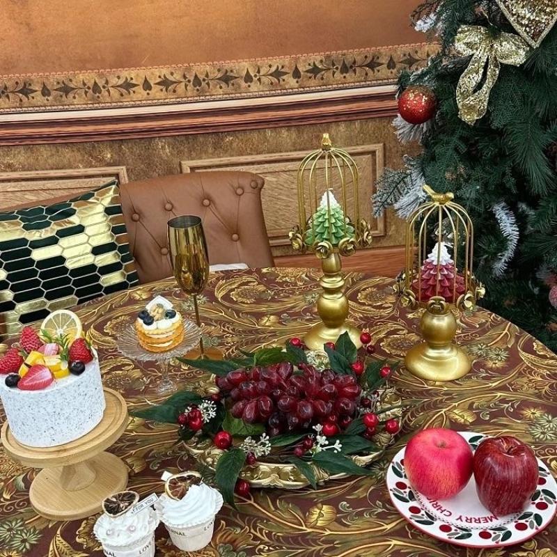 Винтажное золотое украшение в виде птичьей клетки – Железное искусство Свадебное и домашнее украшение