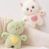 38cm Cuddle Animal Puppy Cat Bear Doll Cute Soft Rabbit Fur Healing Plush Toy Companion Dolls