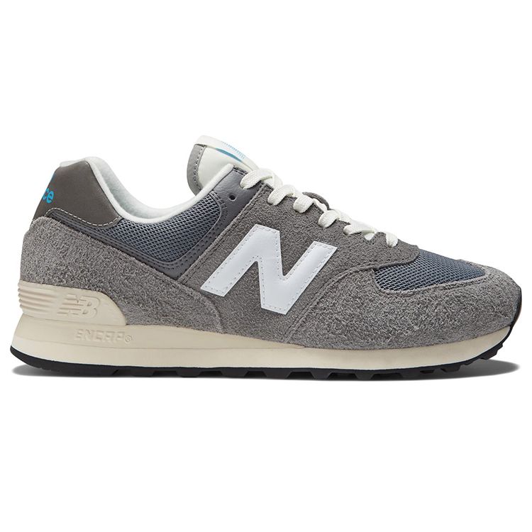 New Balance 574 Серые кроссовки унисекс белые U574WR2