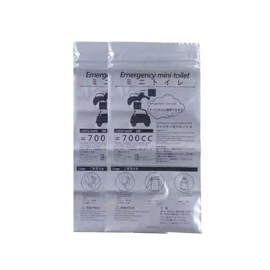 700 мл Пакет для рвоты Одноразовый Эргономика Быстрое затвердевание Морская болезнь Влагопоглощение Автомобильный аварийный пакет для мочи Дорожное использование