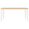 4 Piece Dining Set PANAMA White Solid Pine Wood