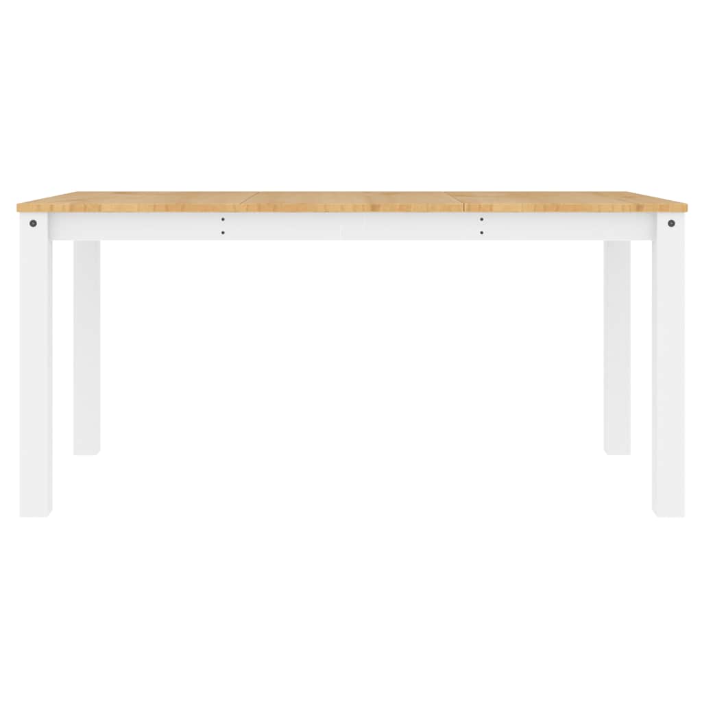 4 Piece Dining Set PANAMA White Solid Pine Wood