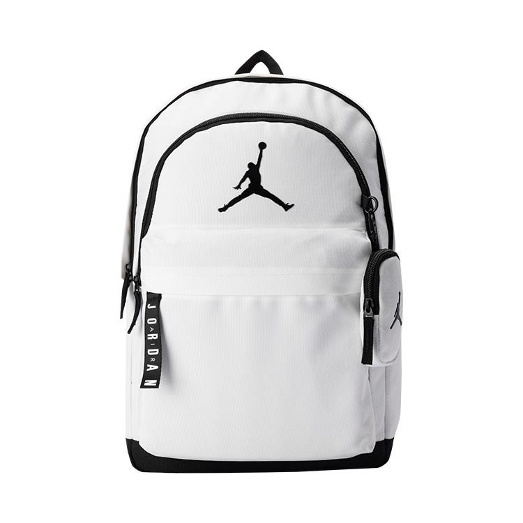 New Jordan Polyester Backpack Unisex White JD2513167GS-004