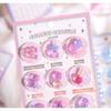 3d Collectible Bubble Stickers Kawaii Pvc Sticker Sheet Set For Kids Diary Journal Phone Decoration Scrapbook School Supplies