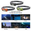 1 Упаковка Мини Перезаряжаемая Мощная Налобная Фара для Рыбалки Туризма USB Налобный Фонарь COB Светодиодный Налобный Фонарь Фонарь Фонари Передний Фонарь