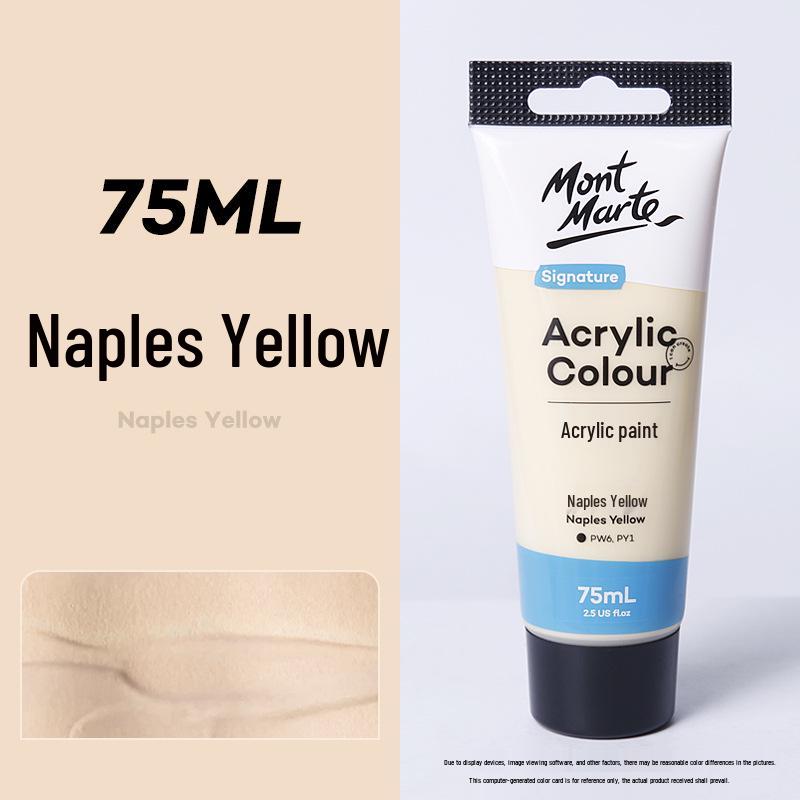 Montmartre 75ml Waterproof Non-Fading Acrylic Paint Set: Perfect for Children’s Textiles and Art Projects, Sunscreen Formula
