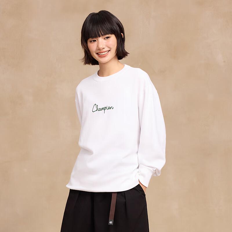 Champion Свитшот с круглым вырезом и логотипом