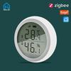 Умный термометр ZigBee – Датчик температуры и влажности в помещении с ЖК-дисплеем, управлением через приложение и голосом (Алекса/Google Home)