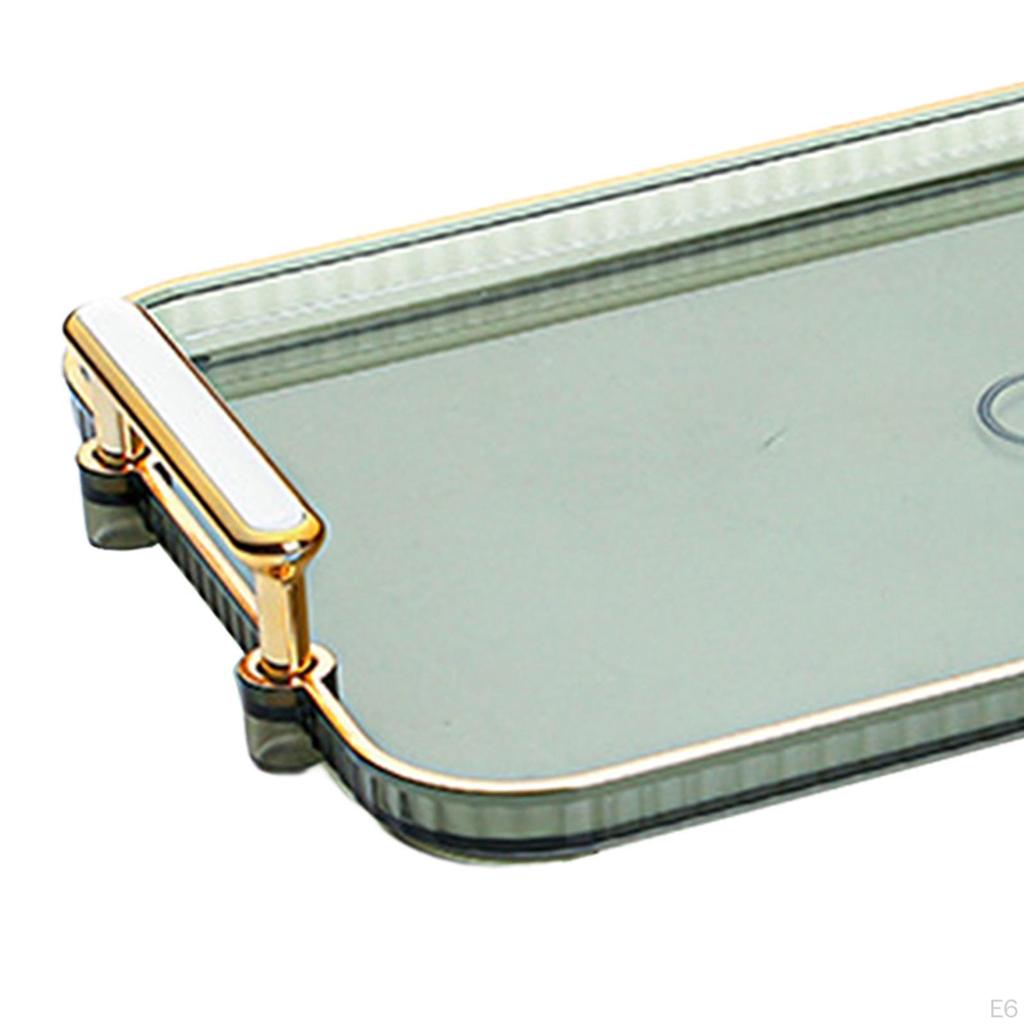 Разделенная сервировочная тарелка, тарелка для закусок, нескользящий поднос для фруктов, прямоугольный декоративный предмет для дома