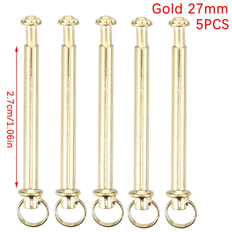 5 Sets Fan Accessories Hand Repairing Kit Pendant Light Metal Rivets For Folding Accessory Shaft Stainless Steel Nut