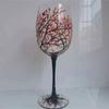 Four Seasons Tree Wine Glass Durable Juice Beer Stem Glass Elegant Glassware for White Wine, Red Wine, or Cocktails