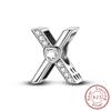 Letter Series 100% Copper Alphabet A-Z Charms Name Beads Fit Original Bracelets Bangle Necklace Diy Jewelry Gift