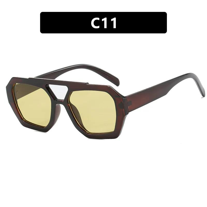 Luxury Designer Sunglasses for Women Fashion Vintage UV400 Protection Colored Lenses Sun Shade Glasses Brand