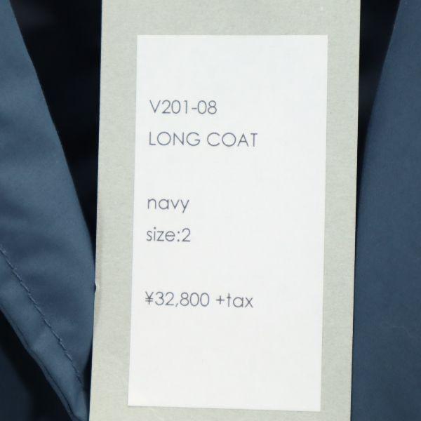 Совершенно новое пальто VAST222 20ss V201-08 LONG COAT Сделано в Японии длинное пальто Честерфилд Мужское Б/У