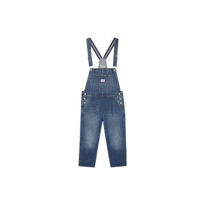 Levis SS22 Однотонный свободный джинсовый комбинезон Женский комбинезон Синий 85315-0014