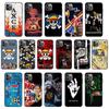 KK-37 One Piece Soft Black Case for iPhone XR 14 15 11 12 13 6 7 8 X XS Pro Max Samsung S22 S23 S21 S24 FE Ultra S8 Plus