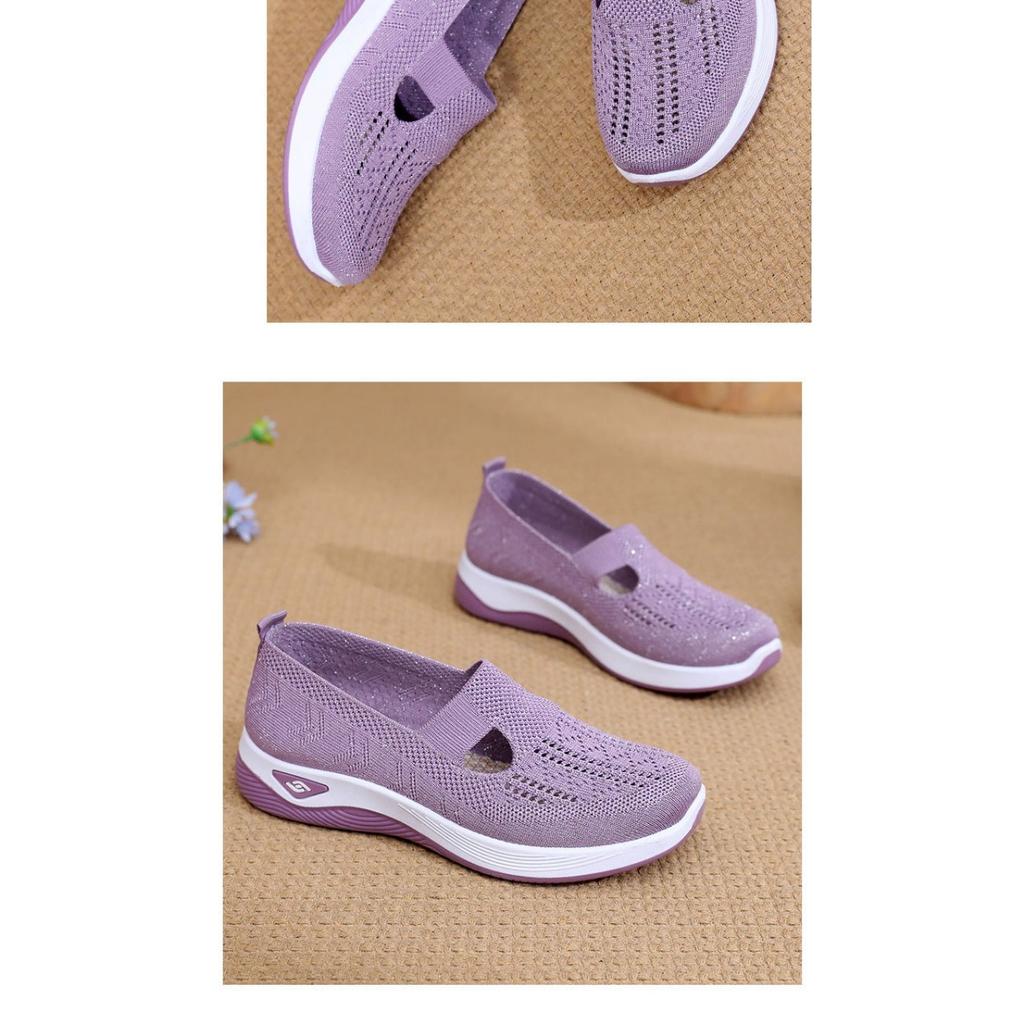 Women's Summer New Casual Shoes, Soft Soled Breathable Fashionable Mom's Shoes Sports Shoes for Women