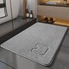 Bathroom Absorbent Door Mat Non-slip Toilet Entrance Rug Bedroom Floor Carpet 48H Shipping