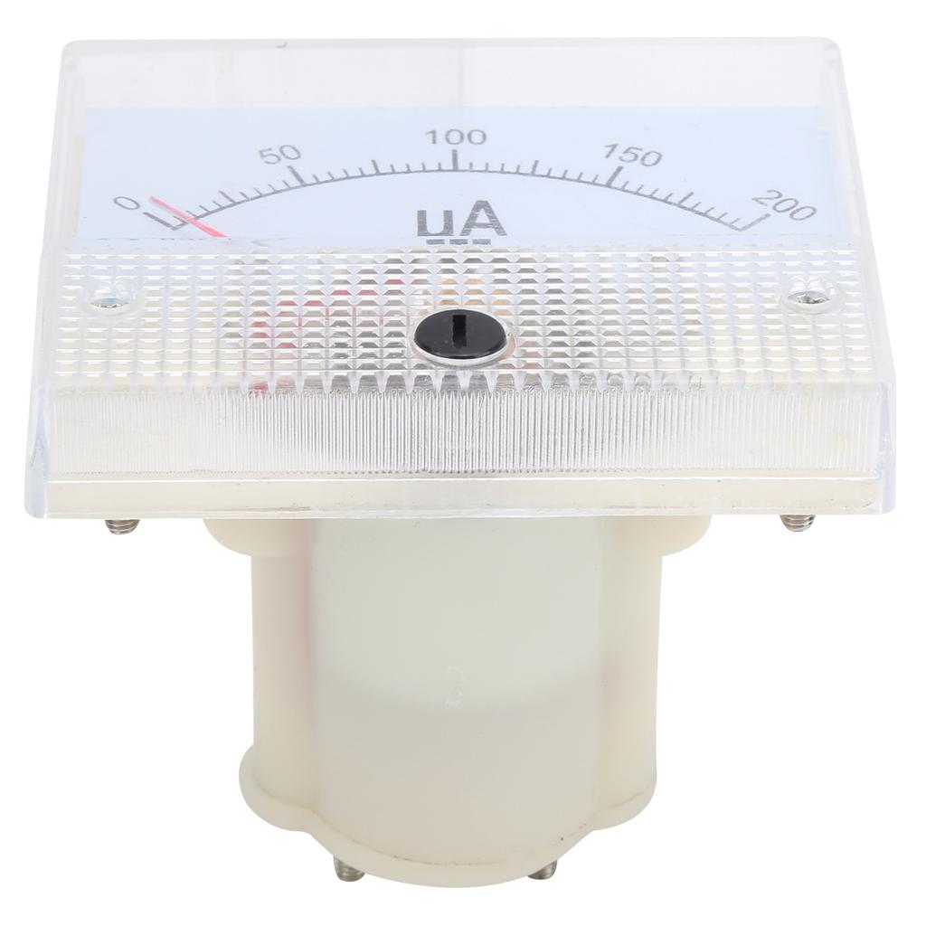 85C1 DC 0 200UA Pointer Current Meter HighAccuracy Ammeter Analog Panel Current Measuring Meter