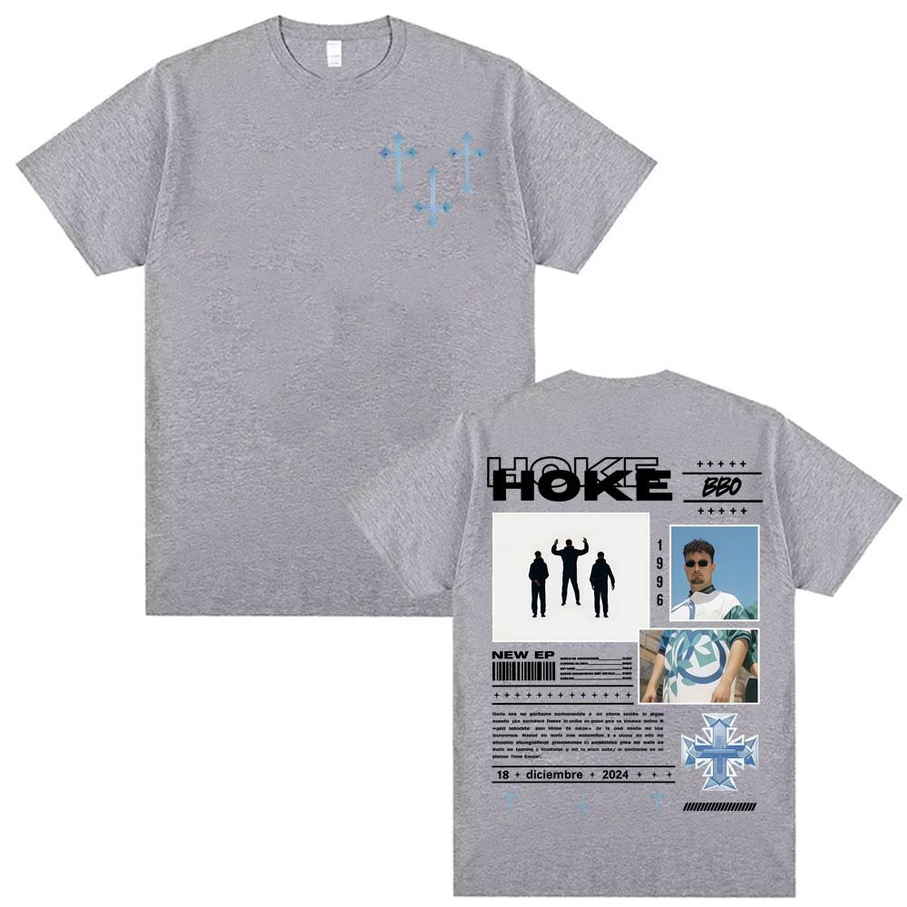 Rapper Hoke Bbo Tour 2025 Printed T Shirt Unisexs Women Vintage Hip Hop EU Size T Shirts High Quality ONeck Short Sleeve Tshirts