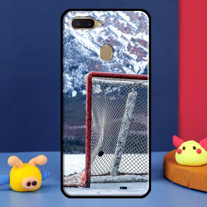 Спортивный чехол для хоккея на льду для Oppo A16 A76 A96 A58 A78 A98 A5 A9 A91 A15 A17 A77 A52 A72 A74 A94 A54S A57S
