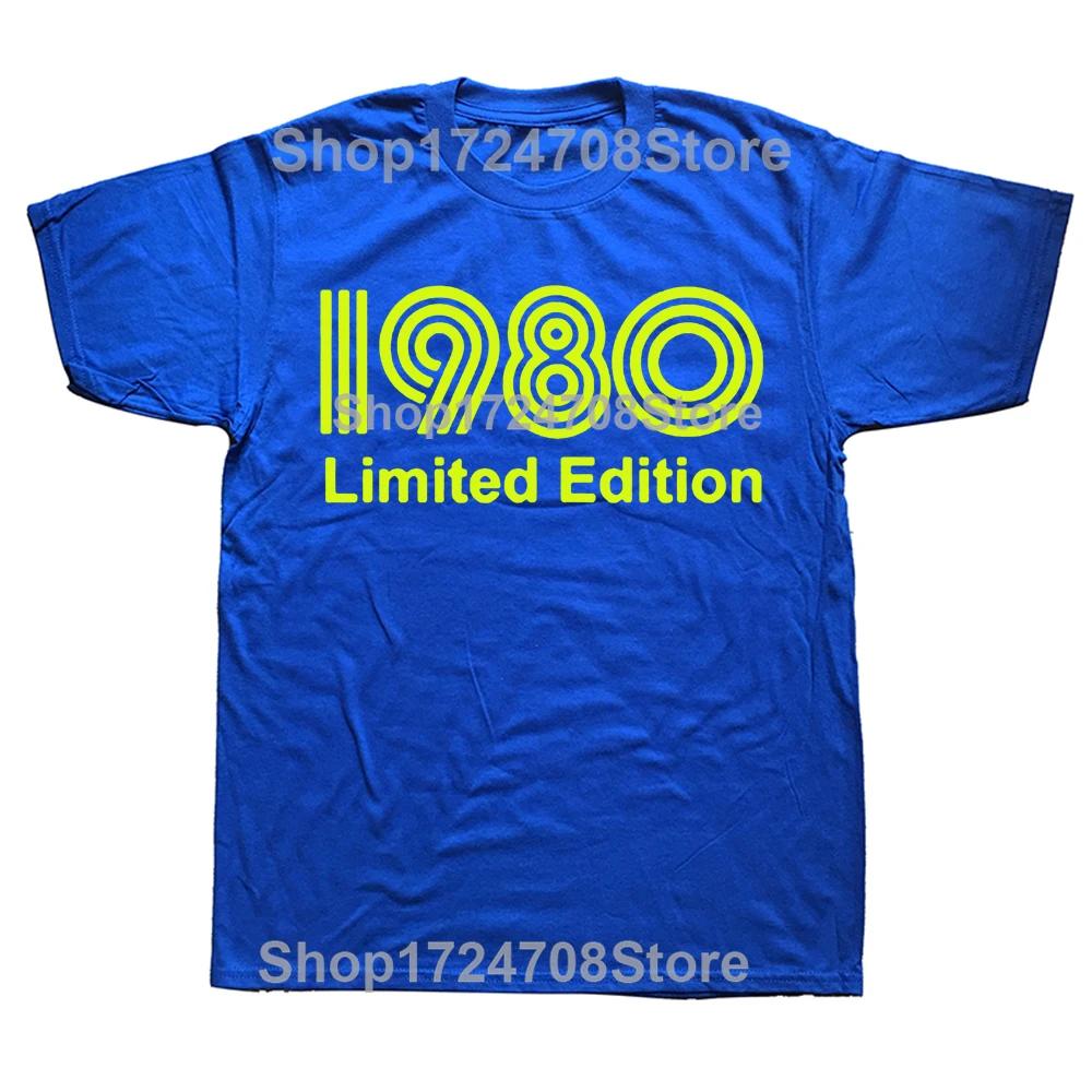 Novelty Awesome 1980 Limited Edition Funny 45th T Shirts Graphic Cotton Streetwear Short Sleeve Birthday Gifts Summer T-shirt