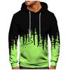 Men's Loose Printed Hooded Sweatshirt Men's Casual Fashion Sports Sweatshirt