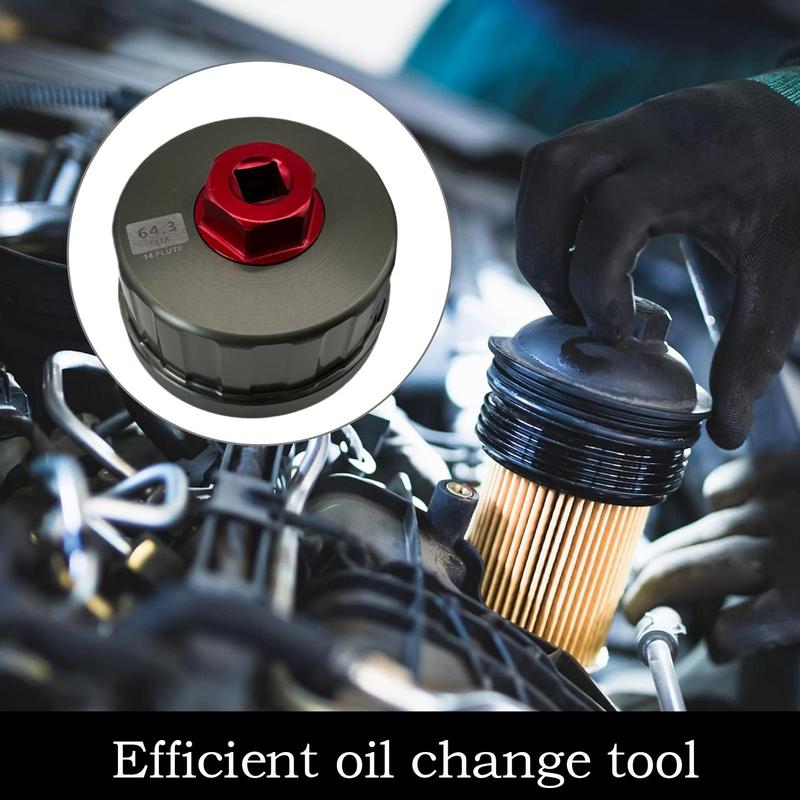 Oil Filter Wrench Anti-Slip Wrench Socket Removal Tool Ergonomic Lightweight Alloy Accessories Kit For House Car Automotive