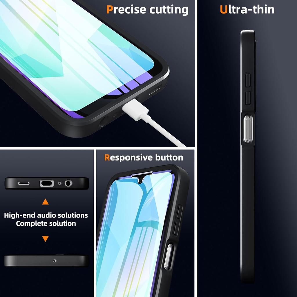 Противоударный чехол с полной защитой корпуса для Samsung Galaxy A56 A36 A26 A16 5G A55 A35 A25 A15 Защитная крышка Fundas Coque Capa