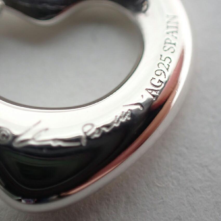 [Б/у] TIFFANY/Tiffany 925 Open Heart Pendant/Necklace/g411-55