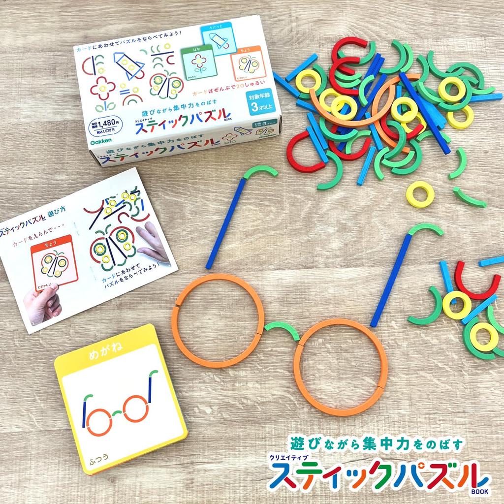 Gakken Creative Stick Puzzle 3 и N14801 (Возраст до)