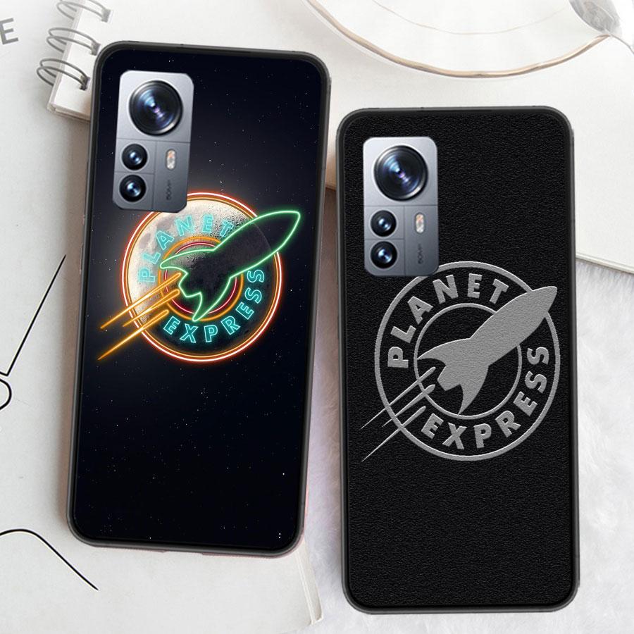 Futurama Planet Express Clear Phone For Xiaomi Poco X7 X6 X5 F6 F5 F7 Mi 14 Ultra 15 13 12 12X 12T 11T 10T Pro 11i 10 Lite Cover