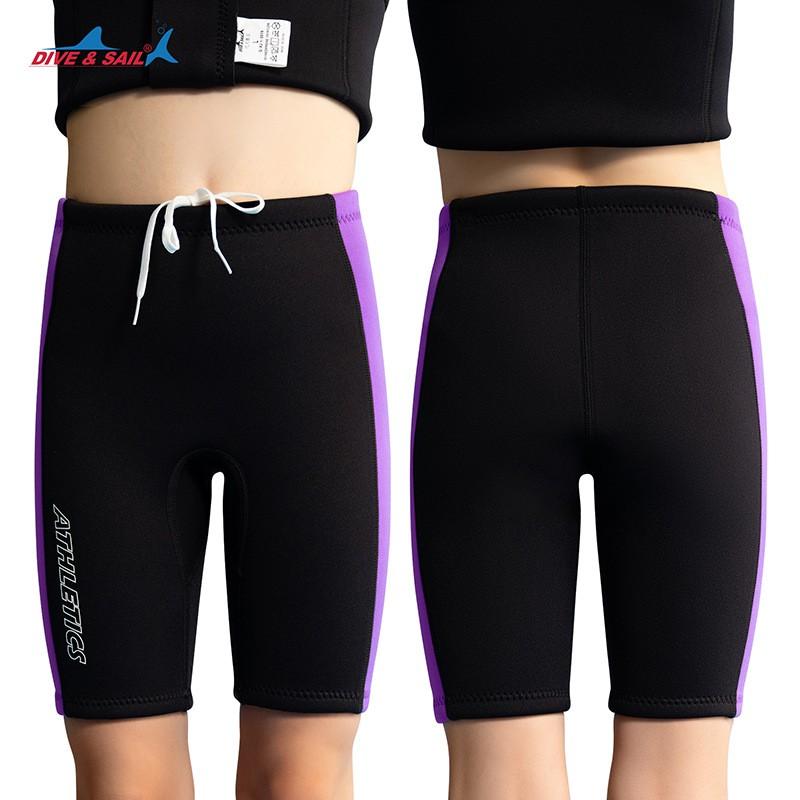 Kids 2.5mm Neoprene Wetsuit Set Girls Warm Dive Sail Suit Snorkeling Surfing Sailing