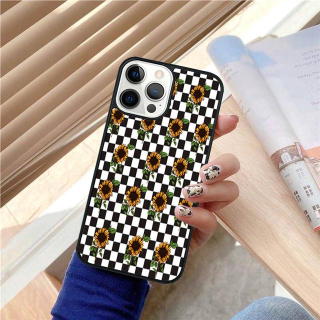Клетка Шахматная Клетка Клетчатый Чехол для Телефона Для iPhone 17 Air 15 16 14 13 12 Pro Max 11 Pro Max Plus
