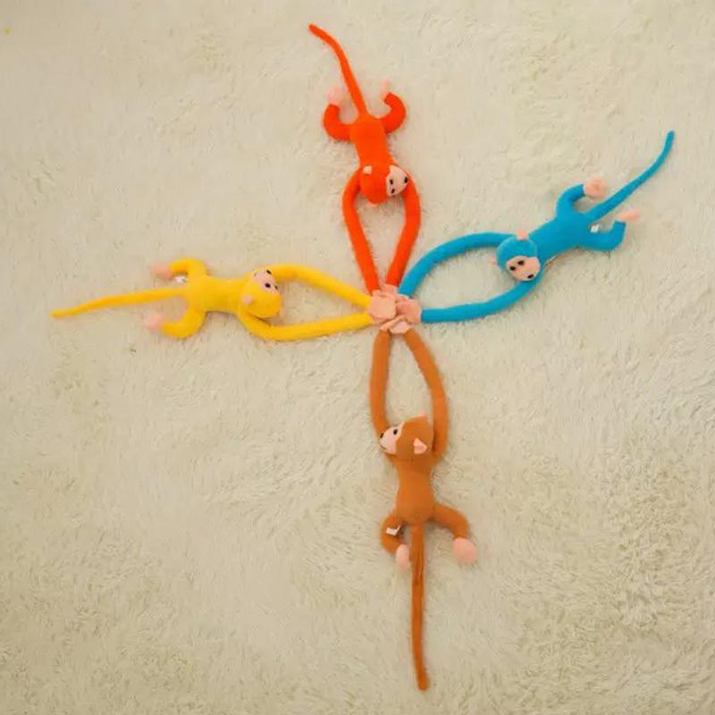 60 см Длинные руки хвост обезьяны мягкие плюшевые занавески ребенок спящий успокаивающие игрушки животные украшение автомобиля День святого Валентина Gi