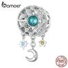 BAMOER 925 Sterling Silver Exquisite Starry Dreamcatcher Charm Beads for Women Original Bracelet and Bangle Jewelry