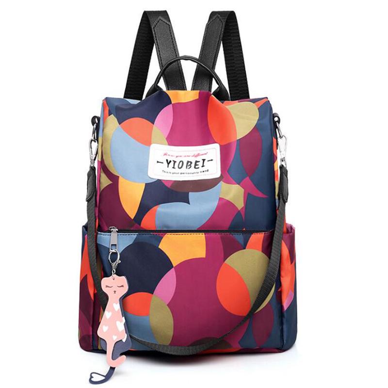 Новый оксфордский женский рюкзак, многофункциональный водонепроницаемый противоугонный рюкзак для дорожной сумки